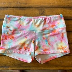 FLEO sherbert tie dye shorts size small